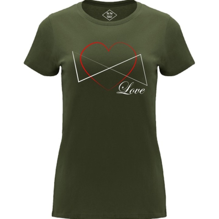 Tip Top Tshirt - T-shirt Femme Love - Made in France