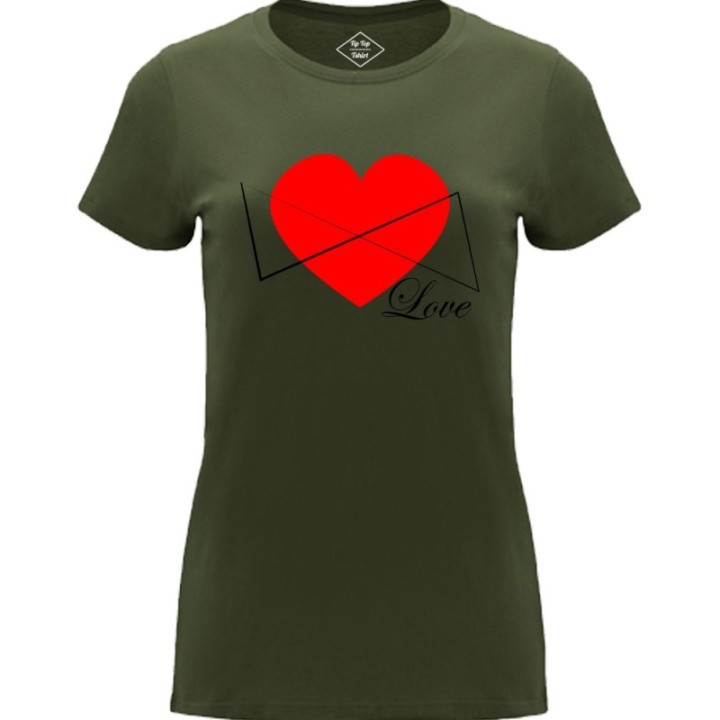 Tip Top Tshirt - T-shirt Femme Love - Made in France