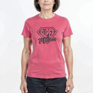 Tip Top Tshirt - T-shirt Femme Super Mamie - Made in France
