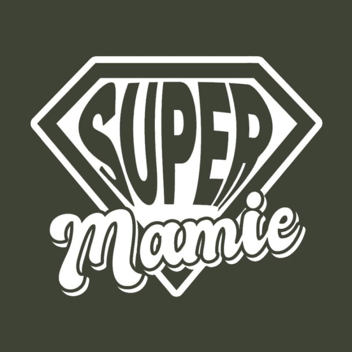 Tip Top Tshirt - T-shirt Femme Super Mamie - Made in France