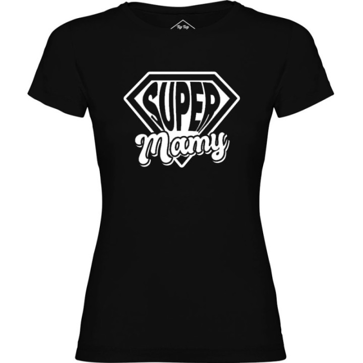 Tip Top Tshirt - T-shirt Femme Super Mamy - Made in France