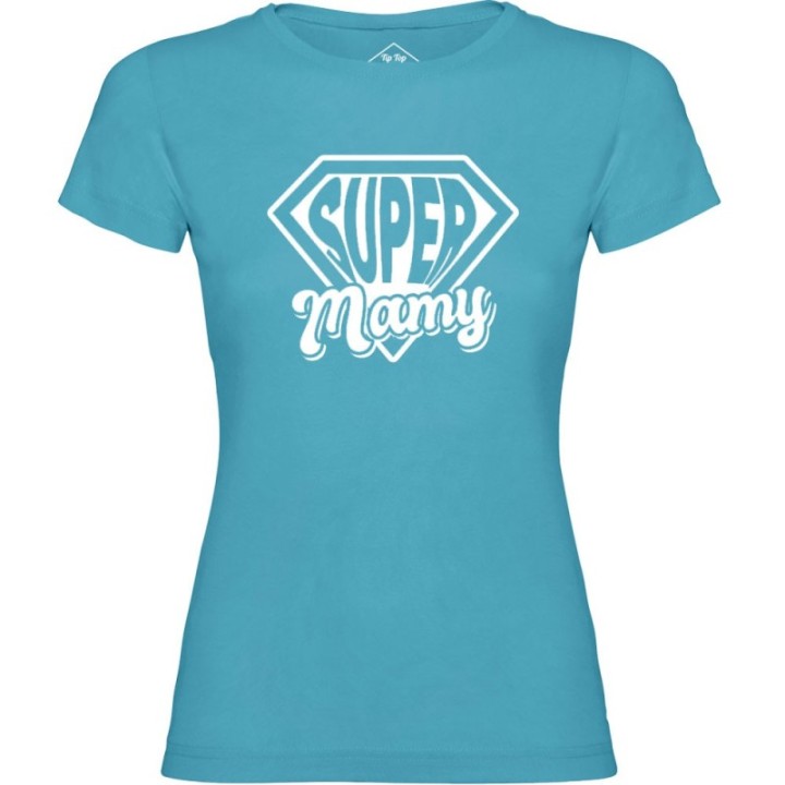 Tip Top Tshirt - T-shirt Femme Super Mamy - Made in France