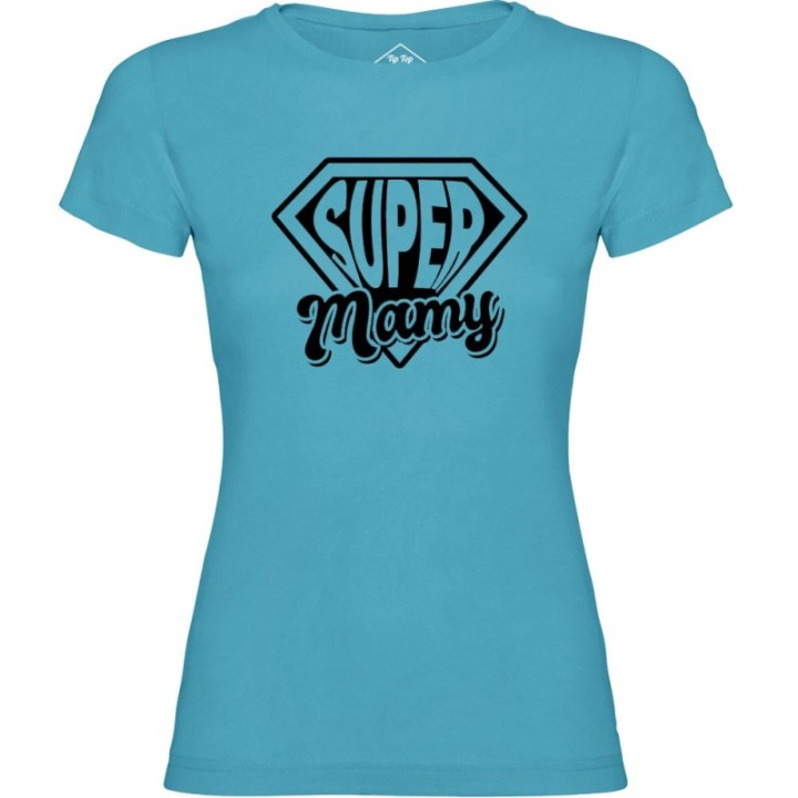Tip Top Tshirt - T-shirt Femme Super Mamy - Made in France