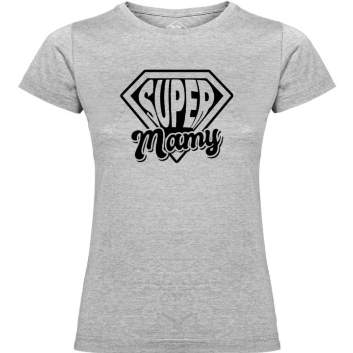 Tip Top Tshirt - T-shirt Femme Super Mamy - Made in France