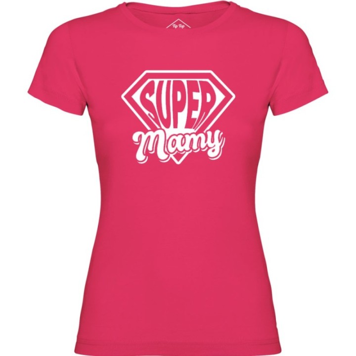 Tip Top Tshirt - T-shirt Femme Super Mamy - Made in France