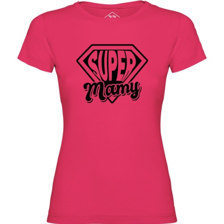 Tip Top Tshirt - T-shirt Femme Super Mamy - Made in France