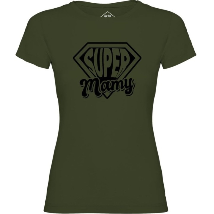 Tip Top Tshirt - T-shirt Femme Super Mamy - Made in France
