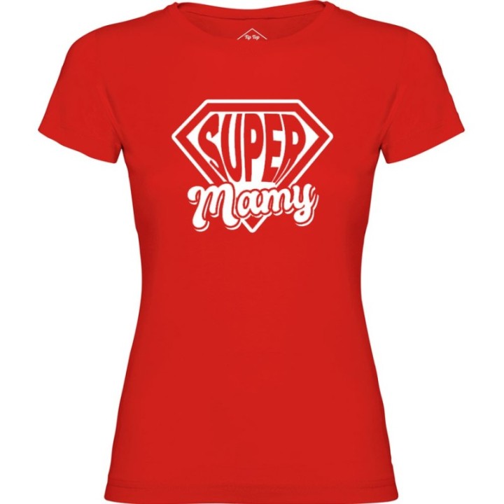 Tip Top Tshirt - T-shirt Femme Super Mamy - Made in France