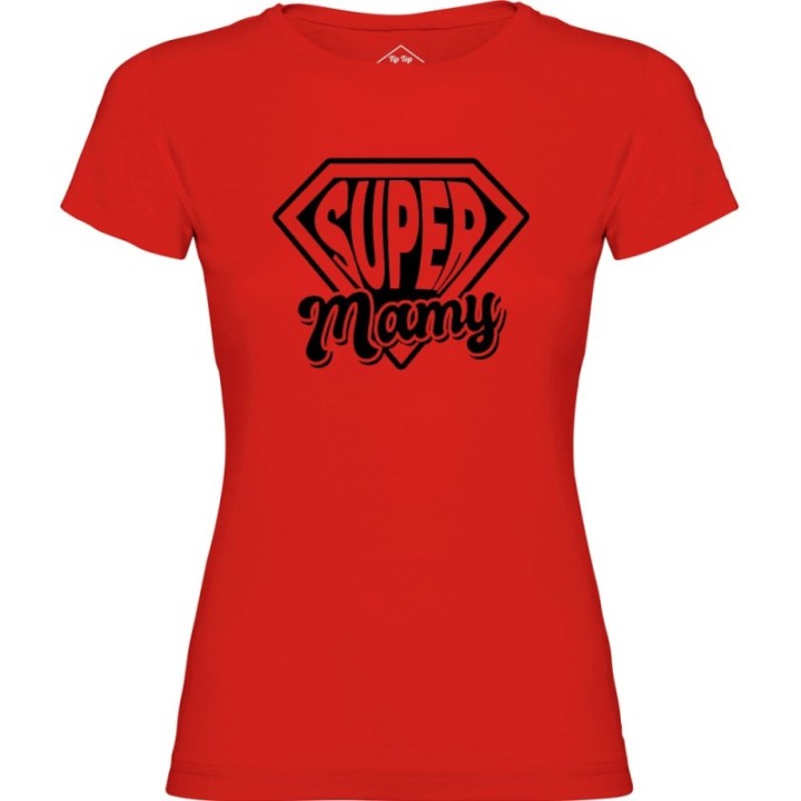Tip Top Tshirt - T-shirt Femme Super Mamy - Made in France