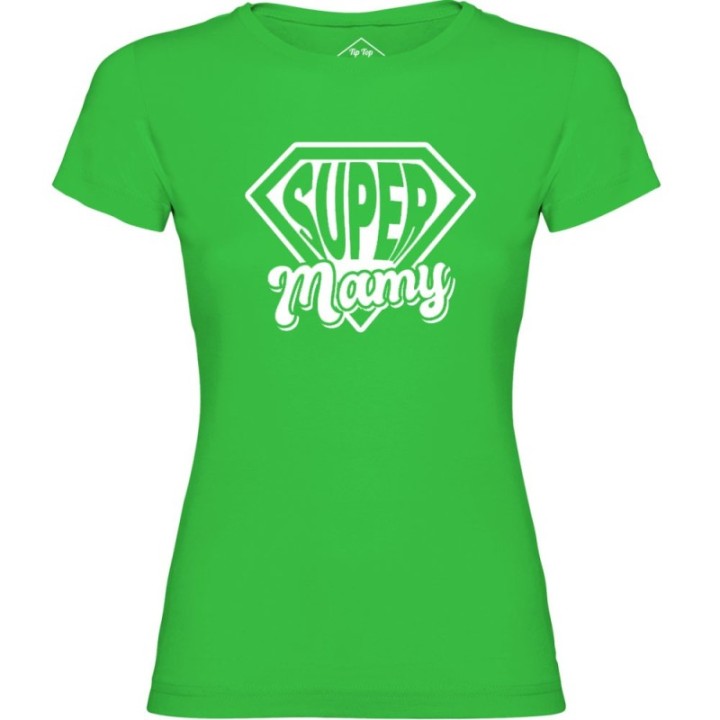 Tip Top Tshirt - T-shirt Femme Super Mamy - Made in France