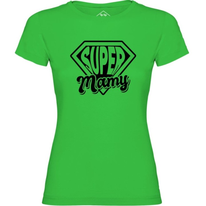 Tip Top Tshirt - T-shirt Femme Super Mamy - Made in France