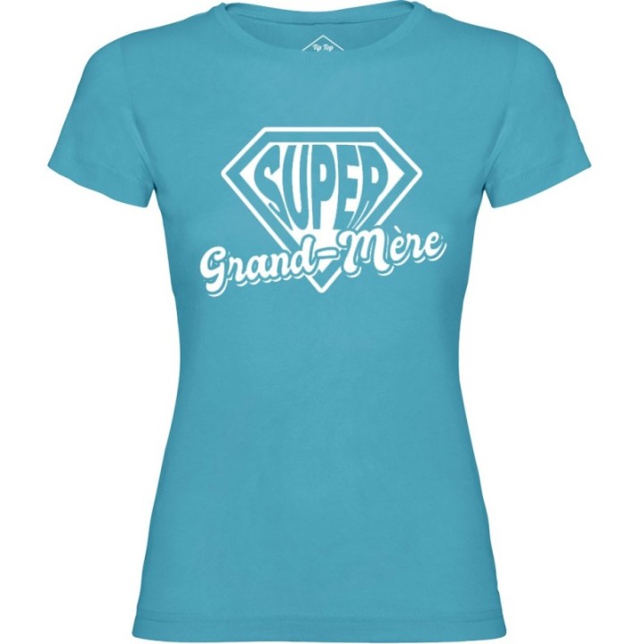 Tip Top Tshirt - T-shirt Femme Super Grand-Mère - Made in France