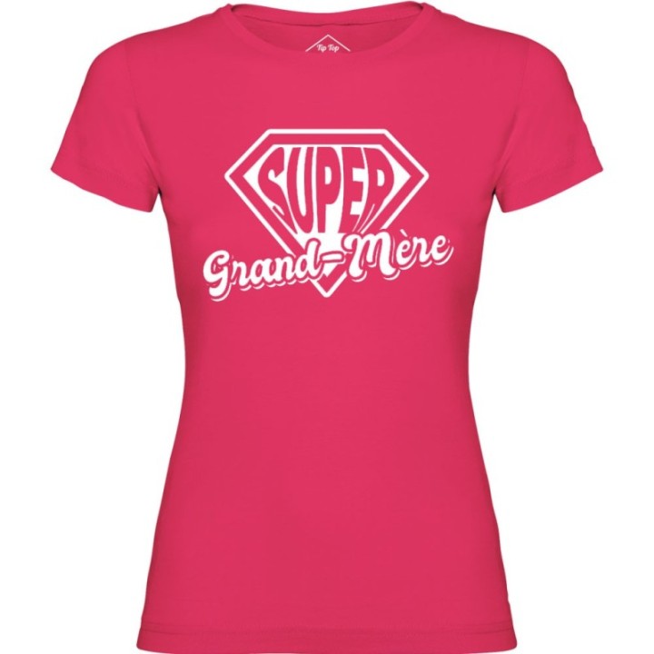 Tip Top Tshirt - T-shirt Femme Super Grand-Mère - Made in France