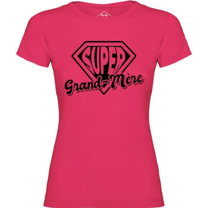 Tip Top Tshirt - T-shirt Femme Super Grand-Mère - Made in France