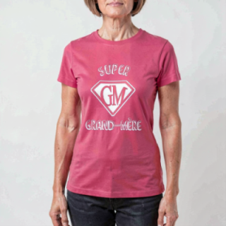 Tip Top Tshirt - T-shirt Femme Super Grand-Mère - Made in France