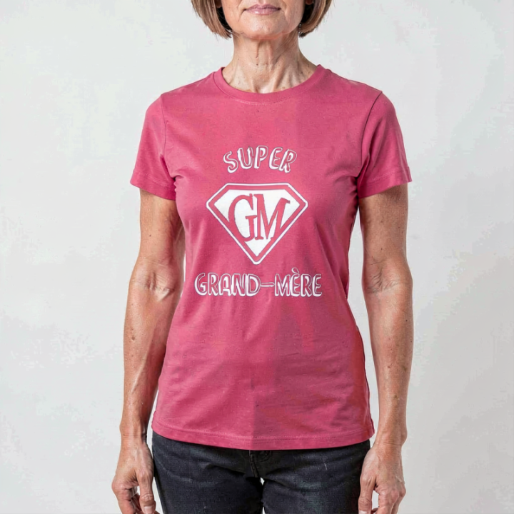 Tip Top Tshirt - T-shirt Femme Super Grand-Mère - Made in France