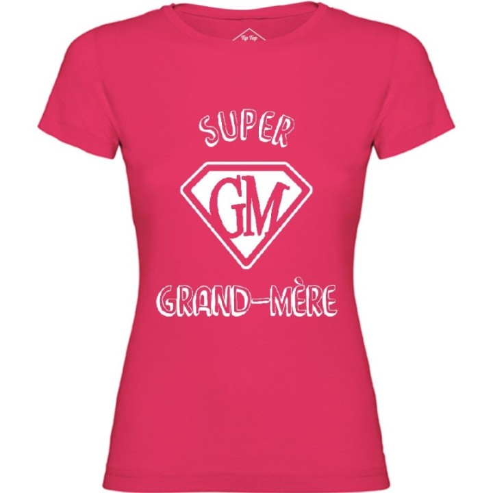 Tip Top Tshirt - T-shirt Femme Super Grand-Mère - Made in France
