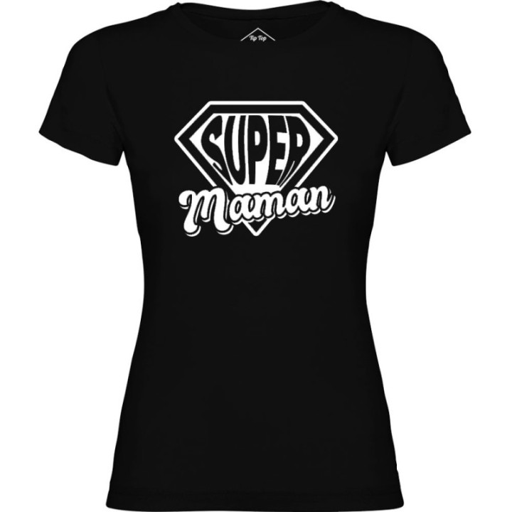 Tip Top Tshirt - T-shirt Femme Super Maman - Made in France