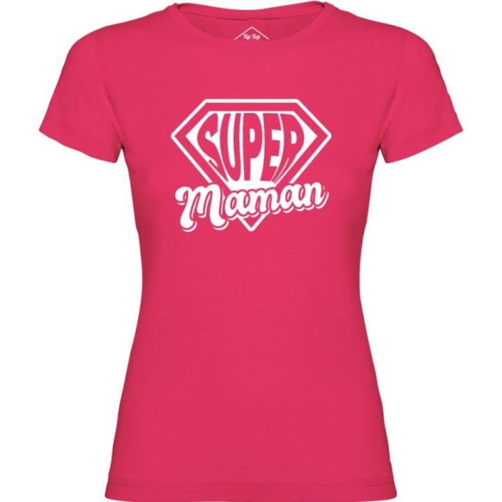 Tip Top Tshirt - T-shirt Femme Super Maman - Made in France