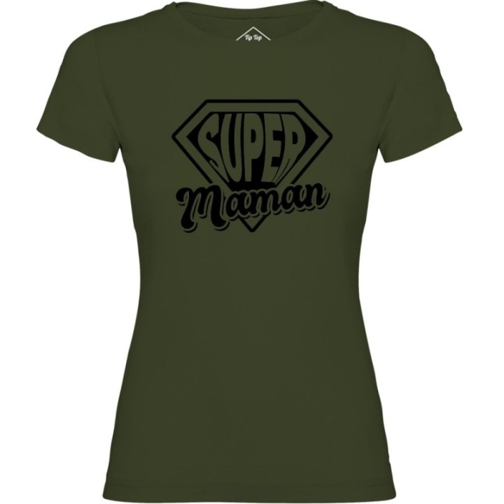 Tip Top Tshirt - T-shirt Femme Super Maman - Made in France