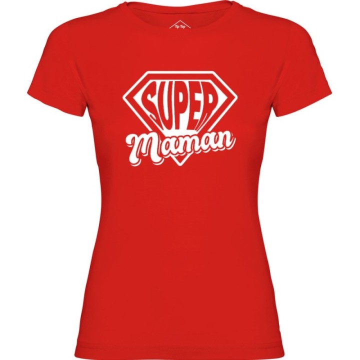 Tip Top Tshirt - T-shirt Femme Super Maman - Made in France
