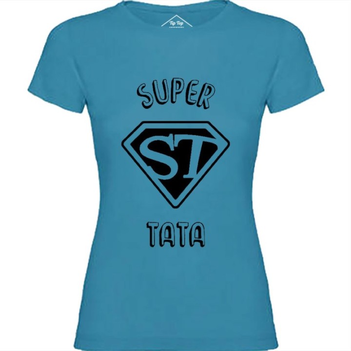 Tip Top Tshirt - T-shirt Femme Super Tata - Made in France