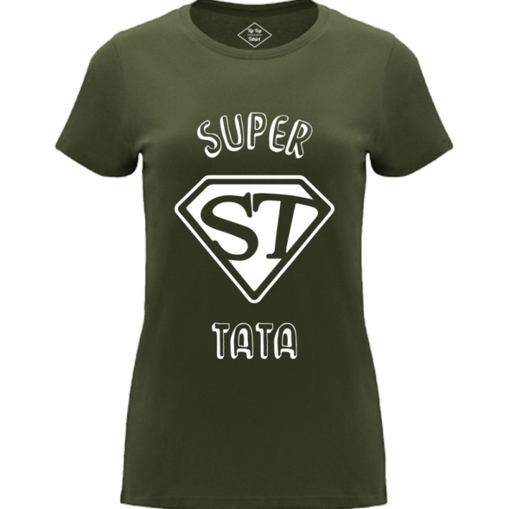 Tip Top Tshirt - T-shirt Femme Super Tata - Made in France