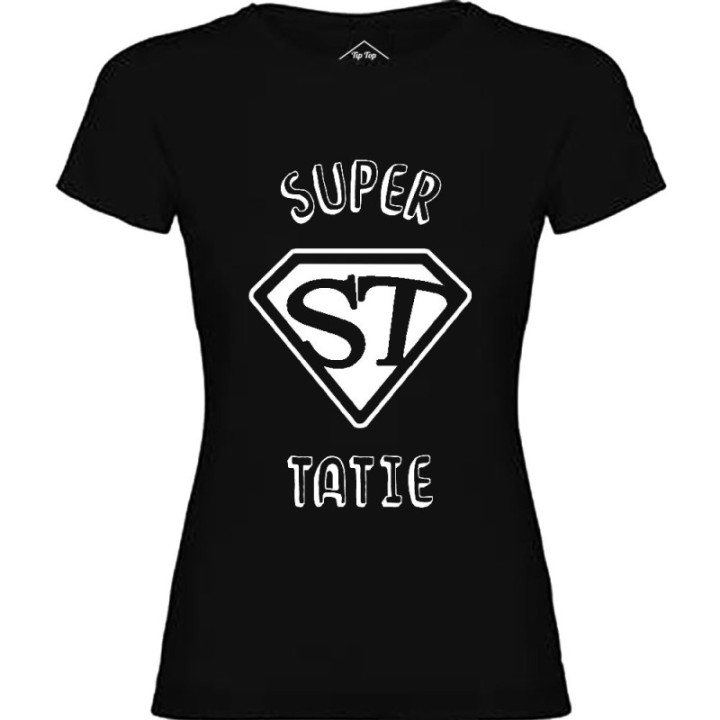 Tip Top Tshirt - T-shirt Femme Super Tatie - Made in France