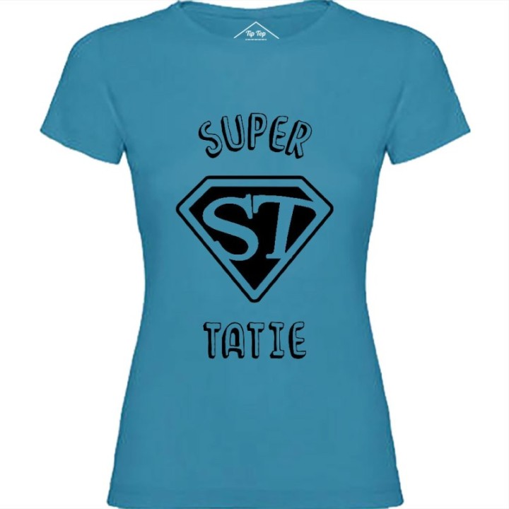 Tip Top Tshirt - T-shirt Femme Super Tatie - Made in France