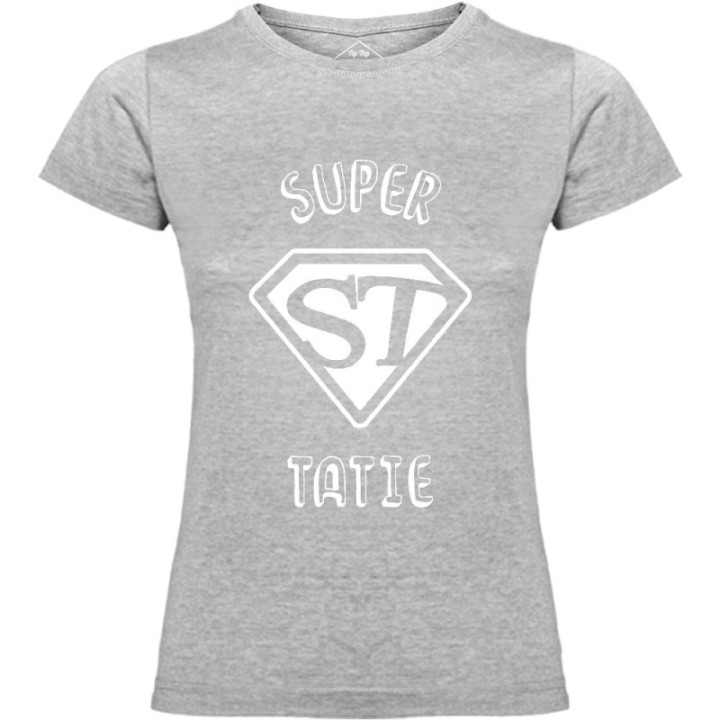 Tip Top Tshirt - T-shirt Femme Super Tatie - Made in France