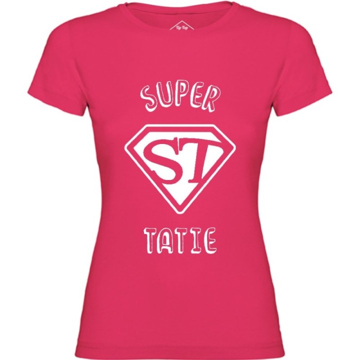 Tip Top Tshirt - T-shirt Femme Super Tatie - Made in France