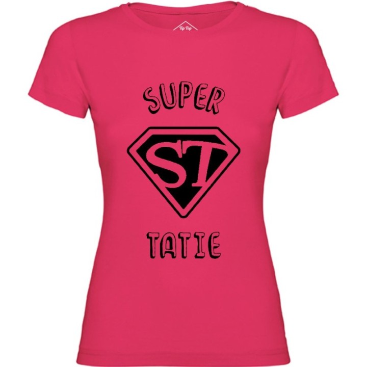 Tip Top Tshirt - T-shirt Femme Super Tatie - Made in France