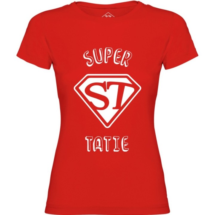 Tip Top Tshirt - T-shirt Femme Super Tatie - Made in France