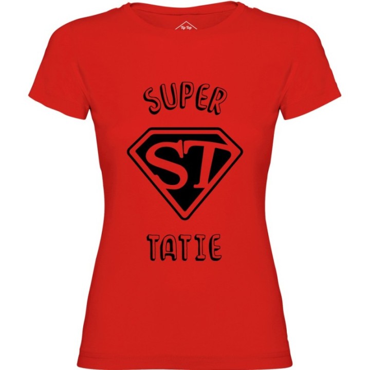 Tip Top Tshirt - T-shirt Femme Super Tatie - Made in France