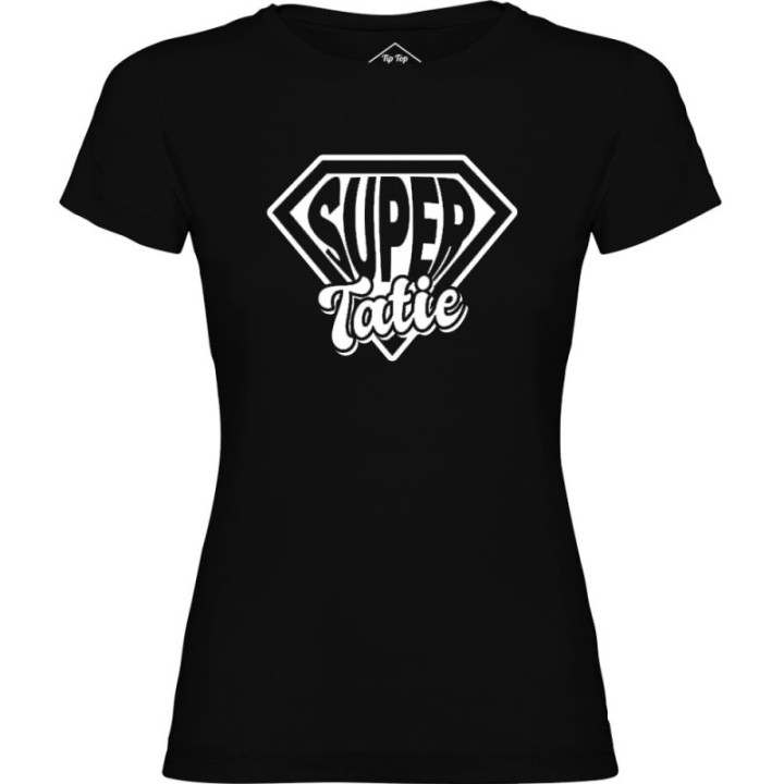 Tip Top Tshirt - T-shirt Femme Super Tatie - Made in France