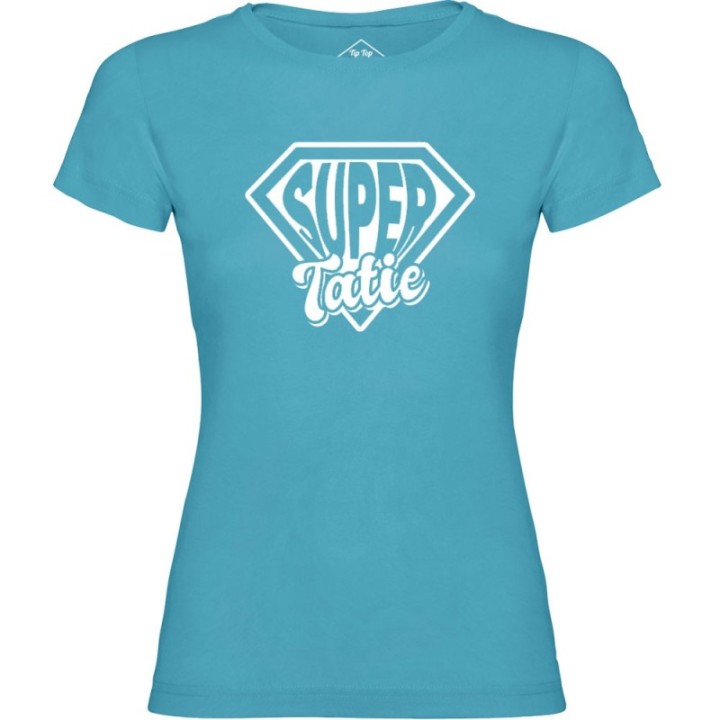Tip Top Tshirt - T-shirt Femme Super Tatie - Made in France