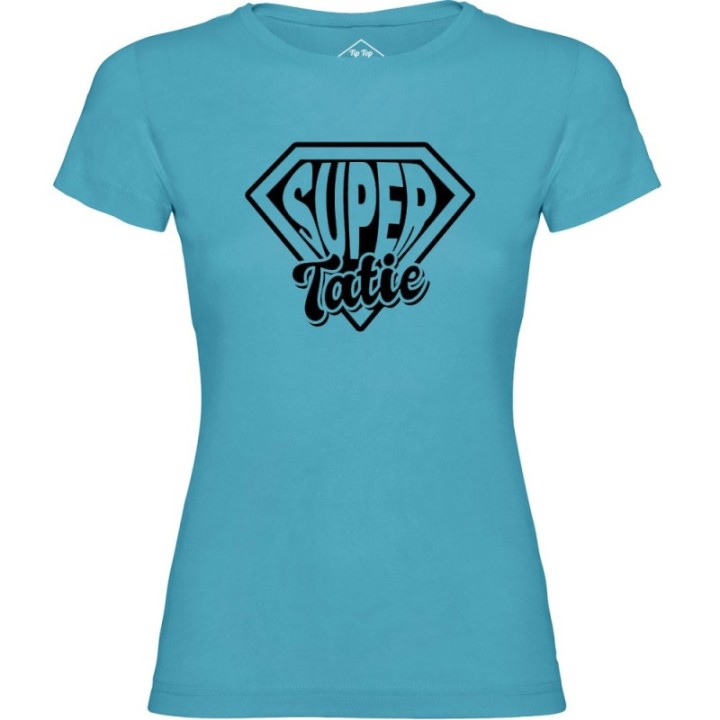 Tip Top Tshirt - T-shirt Femme Super Tatie - Made in France