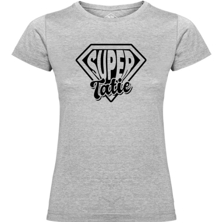 Tip Top Tshirt - T-shirt Femme Super Tatie - Made in France