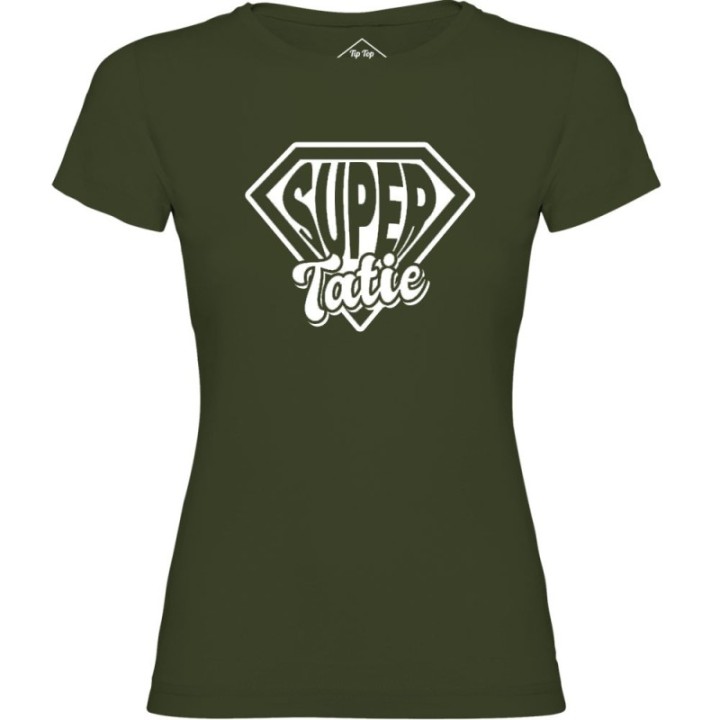 Tip Top Tshirt - T-shirt Femme Super Tatie - Made in France