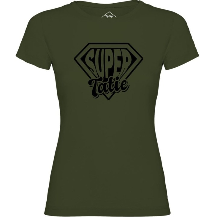 Tip Top Tshirt - T-shirt Femme Super Tatie - Made in France