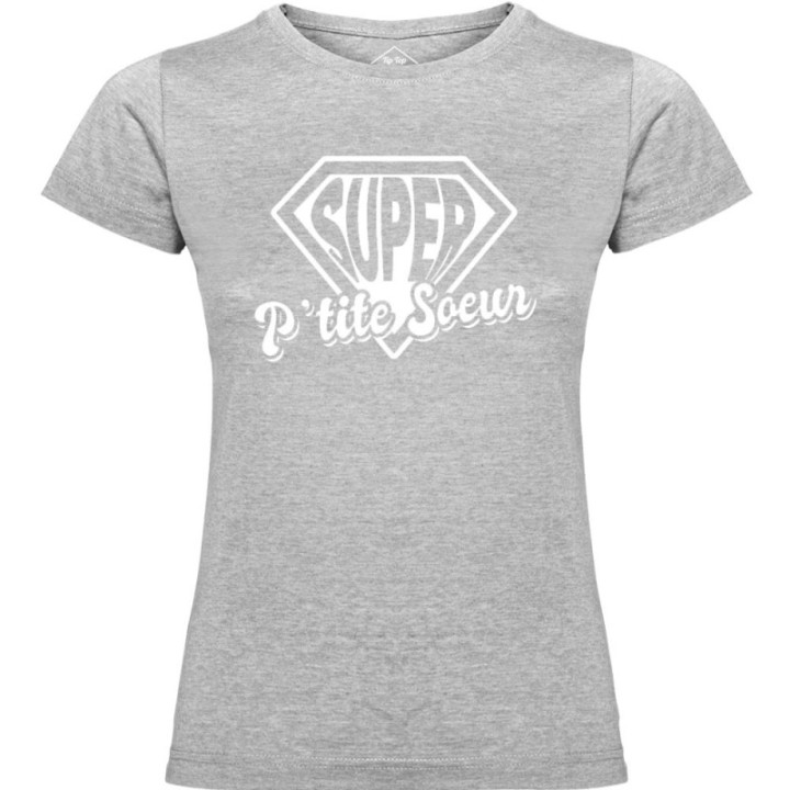 Tip Top Tshirt - T-shirt Femme Super P'tite Soeur - Made in France