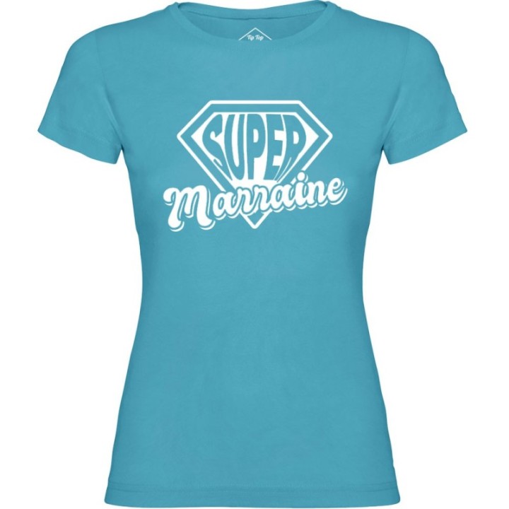 Tip Top Tshirt - T-shirt Femme Super Marraine - Made in France