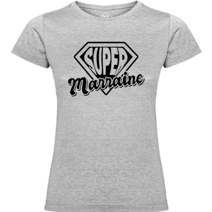 Tip Top Tshirt - T-shirt Femme Super Marraine - Made in France