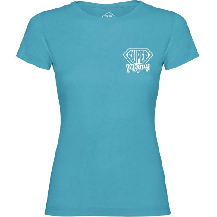 Tip Top Tshirt - T-shirt Femme Super Mamy - Made in France
