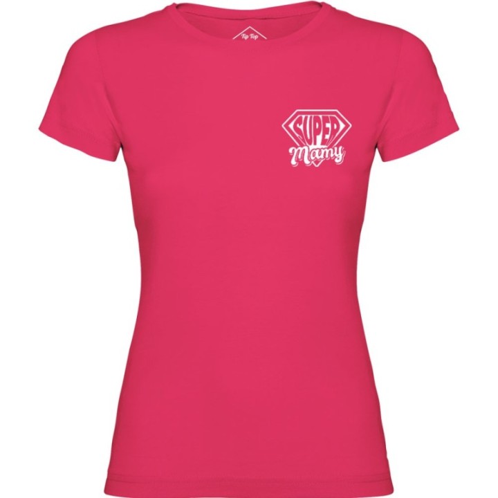 Tip Top Tshirt - T-shirt Femme Super Mamy - Made in France