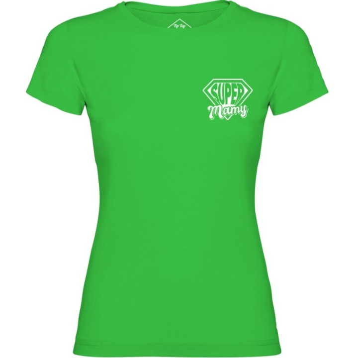 Tip Top Tshirt - T-shirt Femme Super Mamy - Made in France