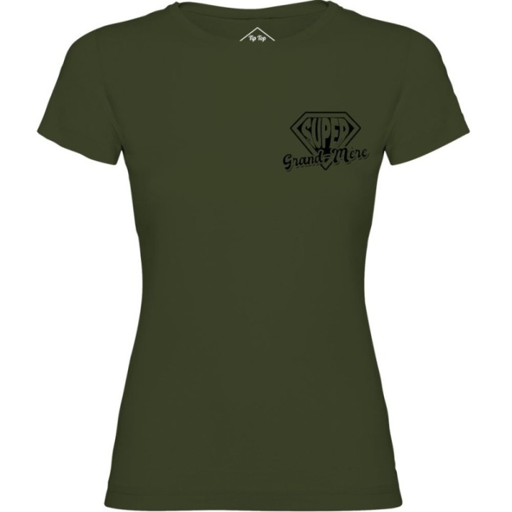 Tip Top Tshirt - T-shirt Femme Super Grand-Mère - Made in France