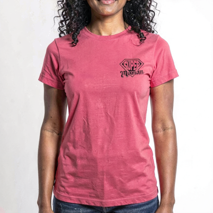 Tip Top Tshirt - T-shirt Femme Super Maman - Made in France