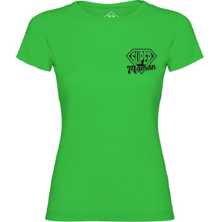 Tip Top Tshirt - T-shirt Femme Super Maman - Made in France