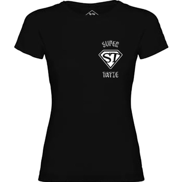 Tip Top Tshirt - T-shirt Femme Super Tatie - Made in France